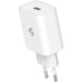 Зарядное устройство 2E USB Wall Charger QC3.0 DC5V/3A, Max 18W, white (2E-WC1USB18W-W)