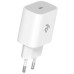 Зарядное устройство 2E USB-C Wall Charger PD3.0 DC5V/3A, 20W, white (2E-WC1USBC20W-W)