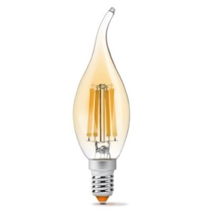 Лампочка Videx Filament C37FtA 6W E14 2200K 220V (VL-C37FtA-06142)