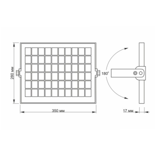 Прожектор Videx LED прожектор автономный 10W 5000K 3.2 V (VL-FSO-205)