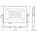 Прожектор TITANUM LED50W 6000K TLF506 220V (TLF506) Прожектор TITANUM LED50W 6000K TLF506 220V (TLF506)