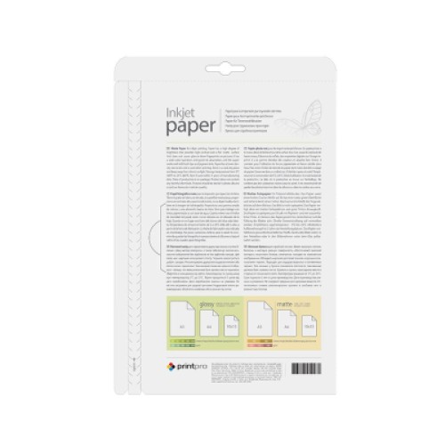 Фотобумага PrintPro A4 Matt 190г, 50ст. (PME190050A4)