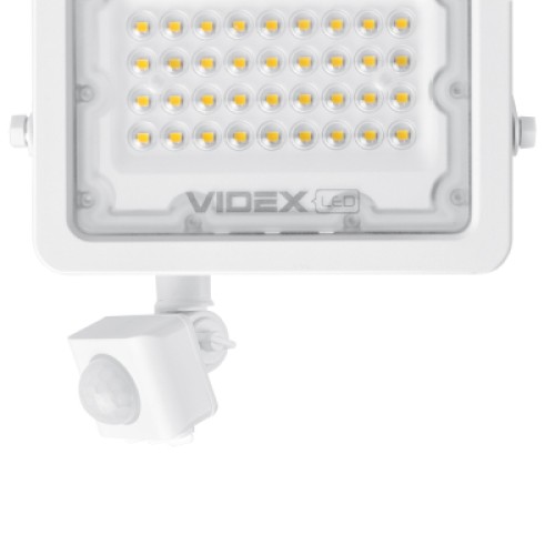 Прожектор Videx LED  30W 5000K с датчиком движения (VL-F2e305W-S)