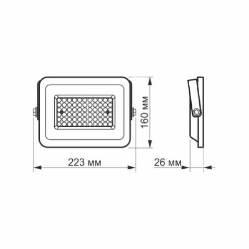 Прожектор Videx LED  50W 5000K 220V (VL-F2e-505W)