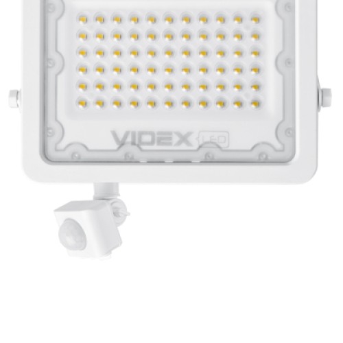 Прожектор Videx LED  50W 5000K с датчиком движения (VL-F2e505W-S)