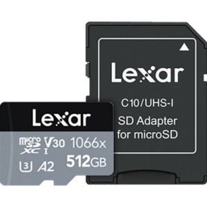 Карта пам'яті Lexar 512GB microSDXC class 10 UHS-I 1066x SILVER Series (LMS1066512G-BNANG)