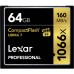 Карта памяти Lexar 64GB Compact Flash 1066x Professional (LCF64GCRB1066) Карта памяти Lexar 64GB Compact Flash 1066x Professional (LCF64GCRB1066)