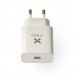 Зарядное устройство Vinga PD Type-C 20W Charger white (VWCPDC)