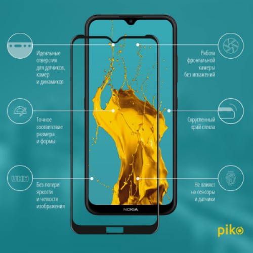 Стекло защитное Piko Full Glue Nokia 1.4 (1283126511820)