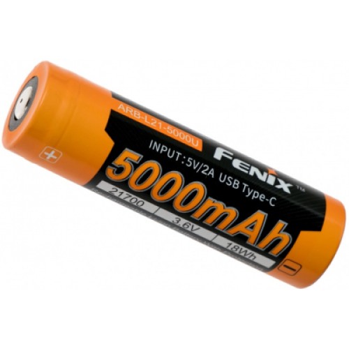 Аккумулятор Fenix 21700 USB 5000mAh (ARB-L21-5000U)