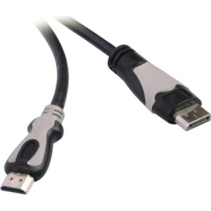 Кабель мультимедійний Display Port to HDMI 1.8m Viewcon (VD 119-1,8м.)