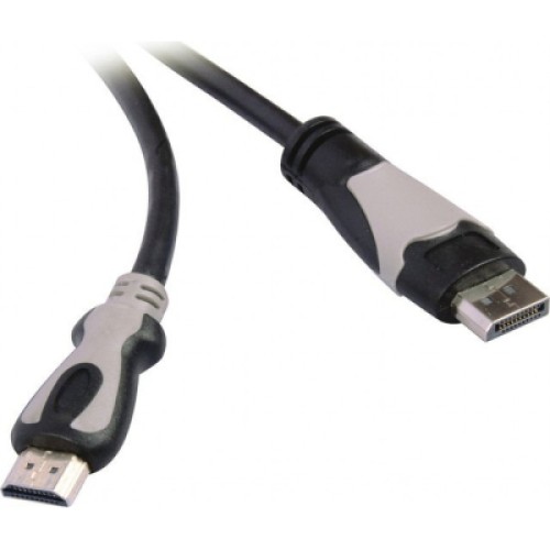 Кабель мультимедийный Display Port to HDMI 1.8m Viewcon (VD 119-1,8м.)