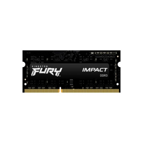 Модуль памяти для ноутбука SoDIMM DDR3L 8GB (2x4GB) 1866 MHz Fury Impact Kingston Fury (ex.HyperX) (KF318LS11IBK2/8)