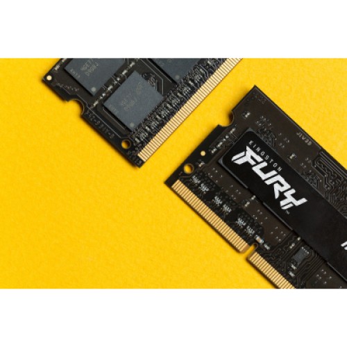 Модуль памяти для ноутбука SoDIMM DDR3L 8GB (2x4GB) 1866 MHz Fury Impact Kingston Fury (ex.HyperX) (KF318LS11IBK2/8)