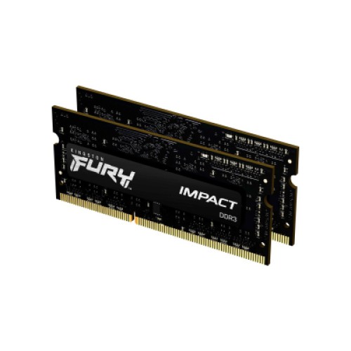 Модуль памяти для ноутбука SoDIMM DDR3L 8GB (2x4GB) 1866 MHz Fury Impact Kingston Fury (ex.HyperX) (KF318LS11IBK2/8)