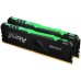 Модуль памяти для компьютера DDR4 16GB (2x8GB) 3200 MHz Fury Beast RGB Kingston Fury (ex.HyperX) (KF432C16BBAK2/16)