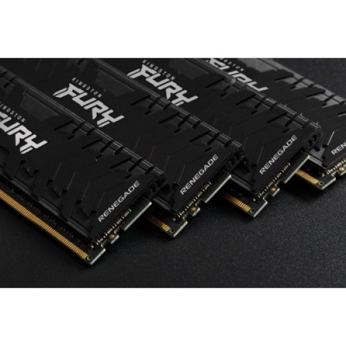 Модуль памяти для компьютера DDR4 16GB (2x8GB) 3600 MHz Fury Renegade Black Kingston Fury (ex.HyperX) (KF436C16RBK2/16)
