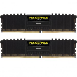 Модуль памяти для компьютера DDR4 16GB (2x8GB) 3600 MHz Vengeance LPX Black Corsair (CMK16GX4M2Z3600C18)