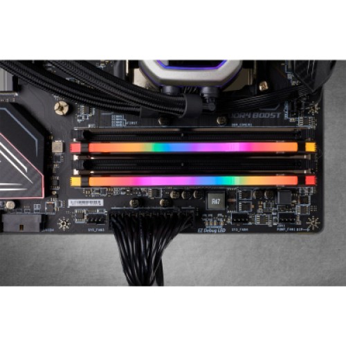 Модуль памяти для компьютера DDR4 16GB (2x8GB) 3600 MHz Vengeance RGB Pro Black Corsair (CMW16GX4M2D3600C18)