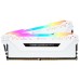 Модуль памяти для компьютера DDR4 16GB (2x8GB) 3600 MHz Vengeance RGB Pro White Corsair (CMW16GX4M2D3600C18W)