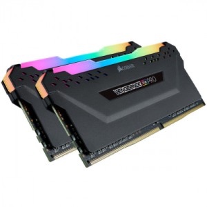 Модуль памяти для компьютера DDR4 16GB (2x8GB) 3600 MHz Vengeance RGB Pro Black Corsair (CMW16GX4M2Z3600C20)