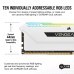 Модуль памяти для компьютера DDR4 16GB (2x8GB) 3600 MHz Vengeance RGB Pro SL White Corsair (CMH16GX4M2D3600C18W)
