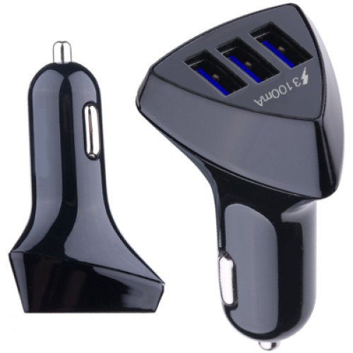Зарядное устройство XoKo CC-300 3 USB 4.2A Black (CC-300-BK)