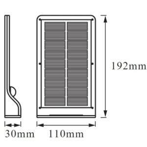 Прожектор Osram на солнечной батарее DOORLED SOLAR 3w (320Lm) 4000K датчик д (4058075267862)