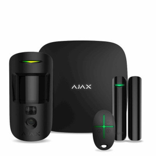 Комплект охранной сигнализации Ajax StarterKit Cam Plus чорна