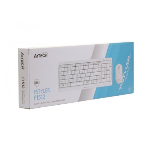 Комплект A4Tech F1512 White