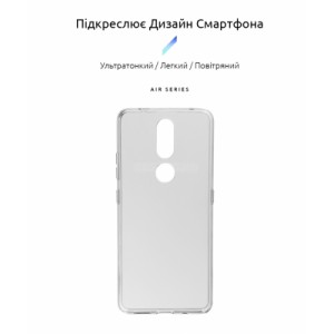 Чехол для мобильного телефона Armorstandart Air Series Nokia 2.4 Transparent (ARM59437)