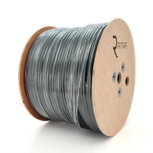 Кабель сетевой Ritar FTP 305м, cat 6, CU, КНПЭ 4*2*0,54мм, Black, outdoor (00553)