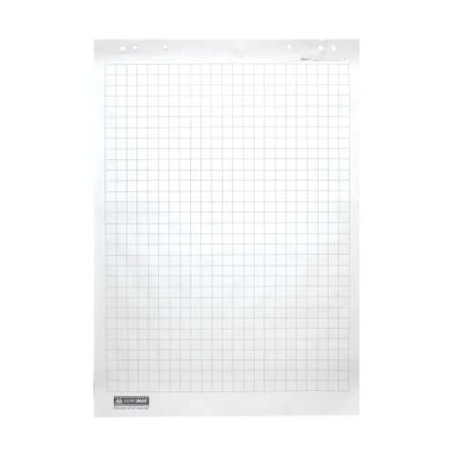 Бумага для флипчарта Buromax в клетку 64х90 см 10 листов (BM.2295)