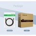 Кабель мультимедийный HDMI to HDMI 3.0m HD101 Round (Yellow/Black) Ugreen (10130)