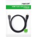 Кабель мультимедийный HDMI to HDMI 1.0m HD118 Nylon Braid (Black) Ugreen (40408)