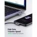 Дата кабель USB 2.0 AM to Type-C 1.0m US176 Both Angled 3A (Black) Ugreen (20856)
