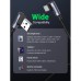 Дата кабель USB 2.0 AM to Type-C 1.0m US176 Both Angled 3A (Black) Ugreen (20856)