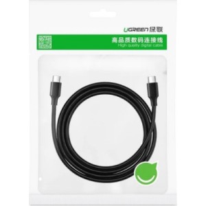 Дата кабель USB-C to USB-C 0.5m US286 3A (Black) Ugreen (50996)