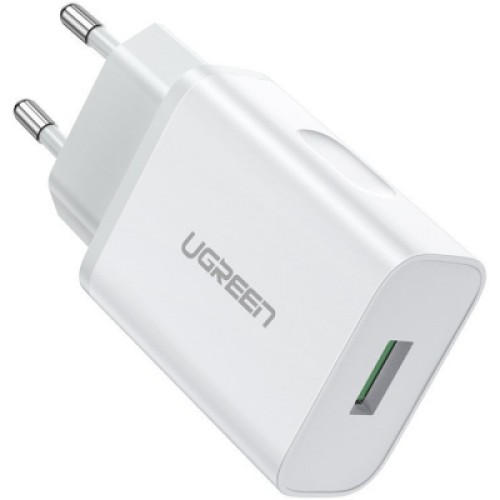 Зарядное устройство Ugreen CD122 18W USB QC 3.0 Charger (White) (10133) Зарядное устройство Ugreen CD122 18W USB QC 3.0 Charger (White) (10133)