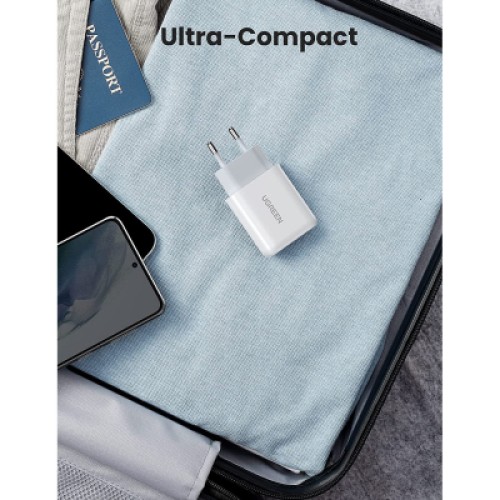 Зарядное устройство Ugreen CD122 18W USB QC 3.0 Charger (White) (10133) Зарядное устройство Ugreen CD122 18W USB QC 3.0 Charger (White) (10133)