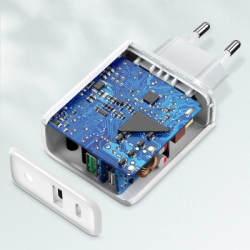 Зарядное устройство Ugreen CD170 36W USB + Type-C Charger (White) (60468)