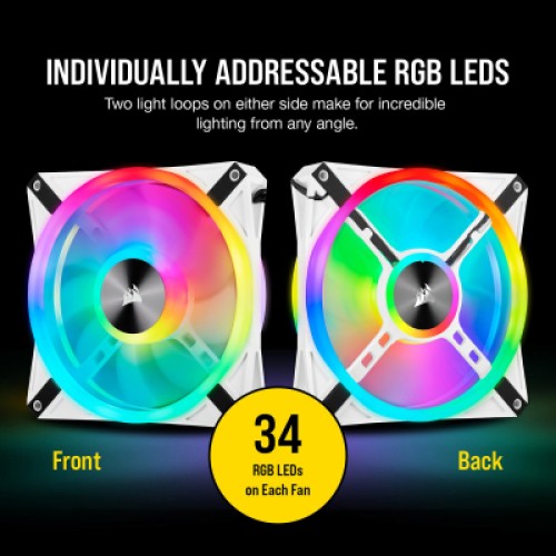 Кулер для корпуса Corsair iCUE QL140 RGB (CO-9050105-WW) Кулер для корпуса Corsair iCUE QL140 RGB (CO-9050105-WW)