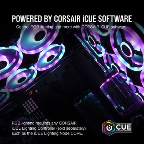 Кулер для корпуса Corsair iCUE QL140 RGB (CO-9050105-WW) Кулер для корпуса Corsair iCUE QL140 RGB (CO-9050105-WW)