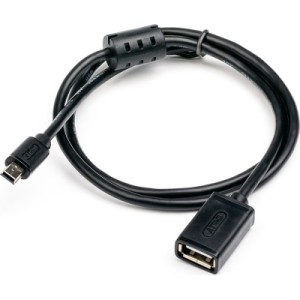 Дата кабель OTG USB 2.0 AF to Mini 5P 0.1m Atcom (12822)