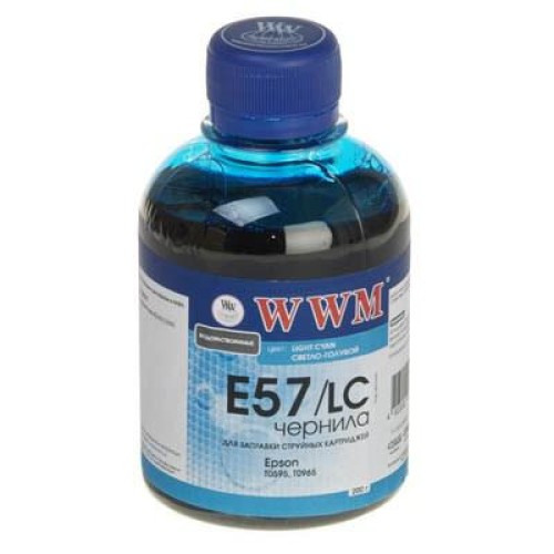 Чернила WWM EPSON R2400/2880Light Cyan (E57/LC)