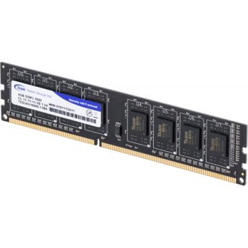 Модуль памяти для компьютера DDR3 4GB 1600 MHz Team (TED34GM1600C1101 / TED34G1600C1101)