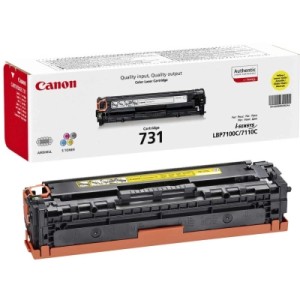 Картридж Canon 731 Yellow, для LBP7100/7110 (6269B002)