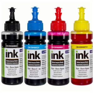 Чернила ColorWay Epson SC 67/87/79 CX3xxx-6xxx (4х100мл) BK/С/M/Y (CW-EW400SET01)