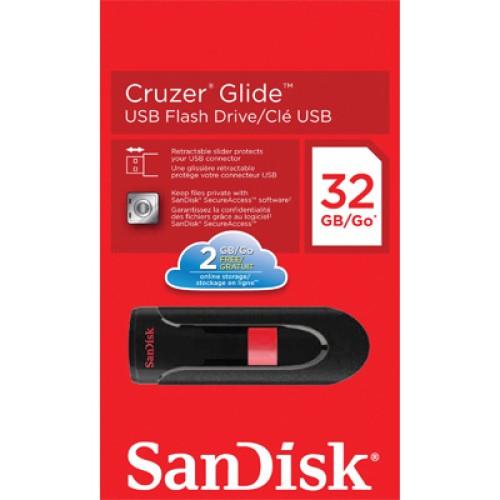USB флеш накопитель SanDisk 32Gb Cruzer Glide (SDCZ60-032G-B35)