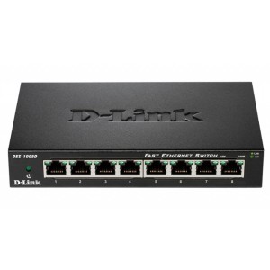 Коммутатор сетевой D-Link DES-1008D